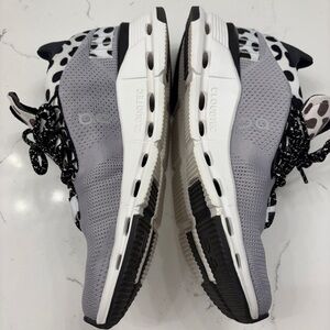 *SOLD* On Running Black and White Polka Dot Sneakers